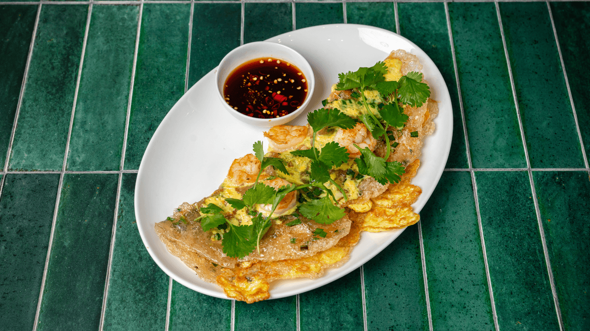Shrimp Pan-Fried Pancake