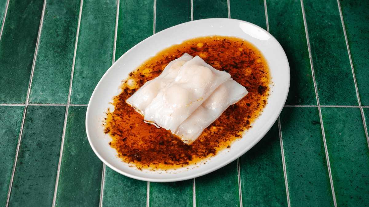 Truffle "Cheung Fun" Shrimp Rice Roll