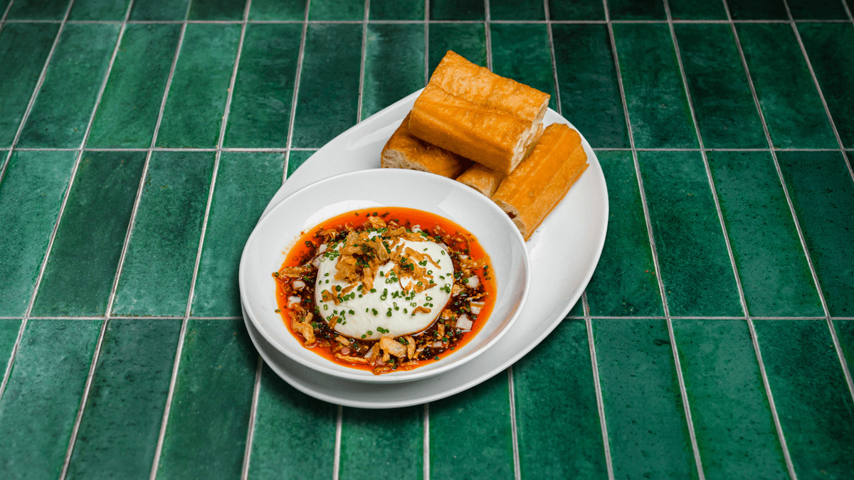 Chili Crunch Burrata menu item